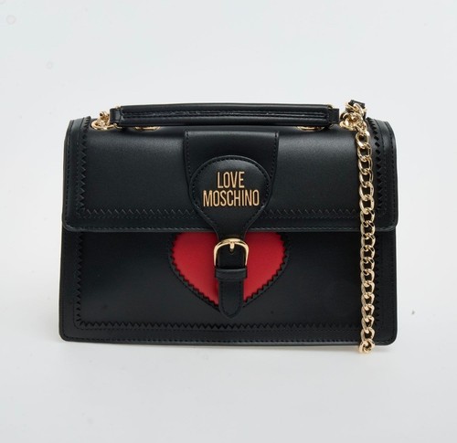 Moschino black red heart - moschino,