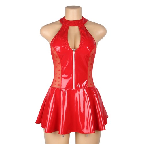 Wow babe red shiny - shiny, faux