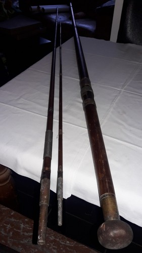 Antique salmon fishing rod - antique,