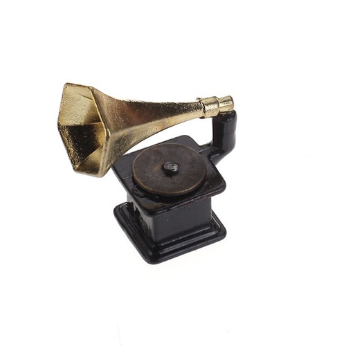 Vintage metal record player - vintage,