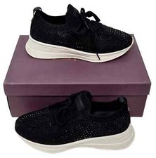 CARVELA COMFORT Womens Lovely Cosmic Lace Up Black Flat Sneakers Trainers