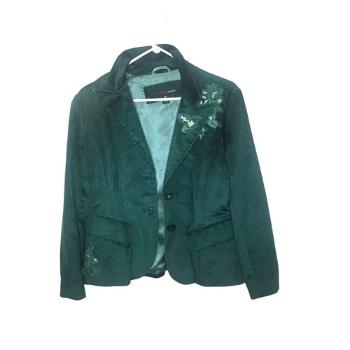Boho western green corduroy - boho,