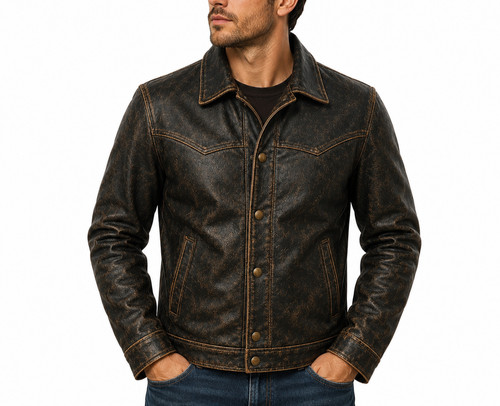 Mens genuine cowhide leather - genuine,