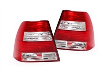 VW Jetta GLI Rear Lights Set 98-05 Clear Tail Lamp Pair US Look