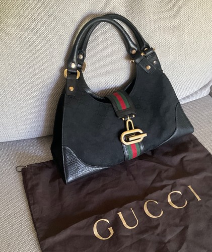 Gucci black canvas - gucci,
