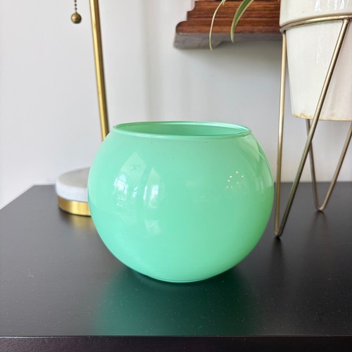 Vintage green opaline glass - vintage,