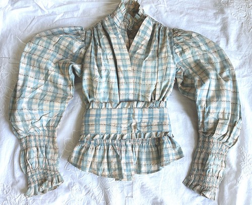 Antique 1800 ladies gingham - antique,