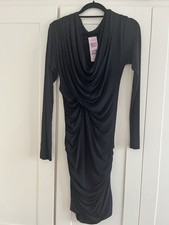 Stunning Gorgeous couture Black Tight Dress - M