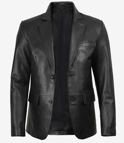 Men genuine lambskin black - men's,