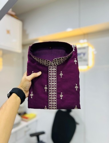 Men thai silk kurta pajama - men's,