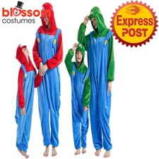 N1555 Mario Luigi Onesie0