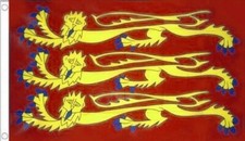 3' x 2' Three Gold Lions Flag King Richard The Lionheart Old Medieval England