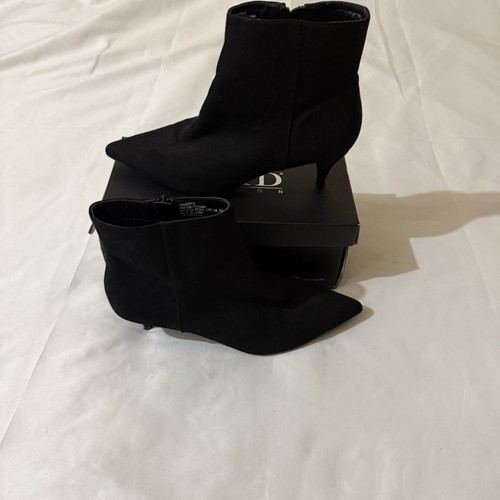Papaya black suede pointed toe - papaya,