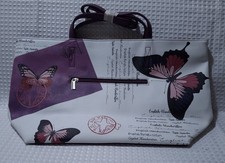 Nathalie Andersen Tote Bag New Condition Butterfly Design Great Gift