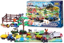 Maisto MINI WORKING MACHINES - FARM ADVENT CALENDAR - With 6 Farm Vehicles