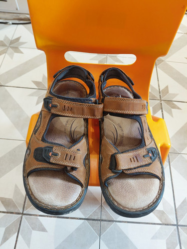 Hush puppies leather sandal - leather,
