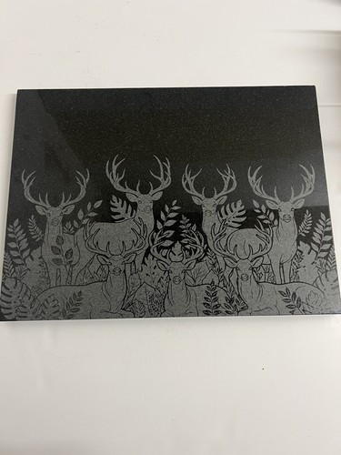 Stag deer granite - granite, chopping