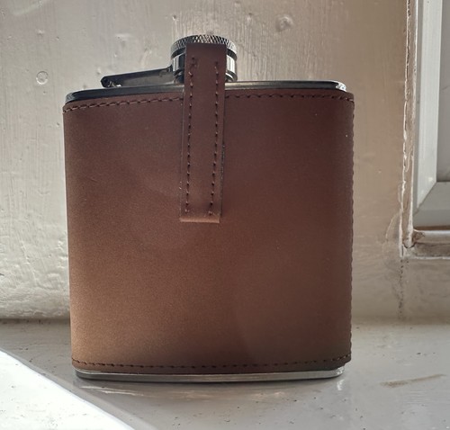 Leather wrapped stainless