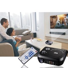 Multimedia Home Theater Projectors LED DVD Projector MP4/Game/USB/SD/AV/TV Audio