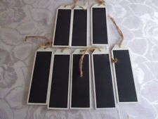 Christmas/Weddings/Parties 8 Wooden Chalk Board Table Name plates used