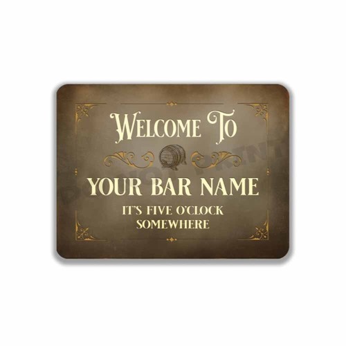 Personalized vintage bar - personalized,