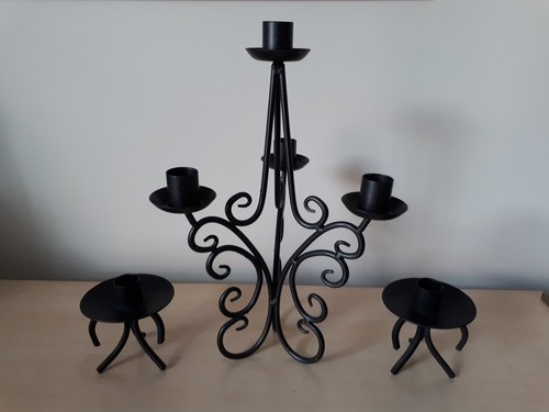 Vintage wrought iron metal - wrought,