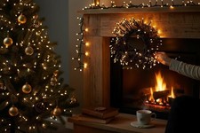 Christmas fairy lights - christmas, plug