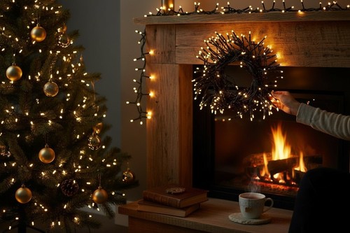 Christmas fairy lights plug - lights,