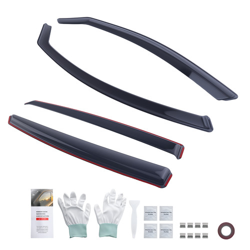 Door rain visor wind - 4,