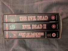 The Evil Dead Trilogy VHS Set