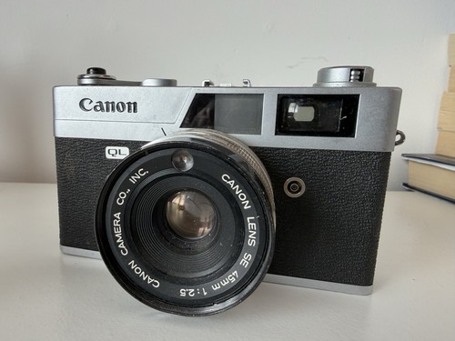 Vintage canon canonet ql25 - canon,