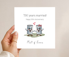 Personalised 10th anniversary - 10th,