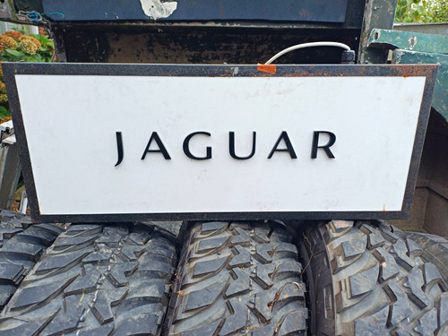 Vintage jaguar light box - jaguar,