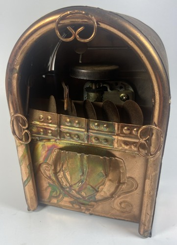 Metal art deco jukebox - metal,