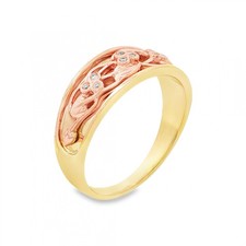 9ct Multi-Tone Gold Clogau