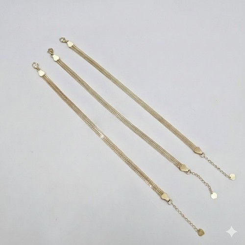 18k solid gold braclet - solid,