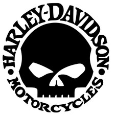 Giant harley davidson skull - harley,