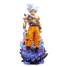 33CM Dragon Ball Goku Ultra Instinct Figure PVC Action Model Toy Collectible