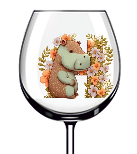 12x hippo animal - animal, tumbler