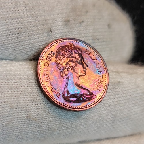 British 1972 half penny - 1972,