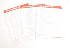 Bus Coach Traffic Notices Southdown Nos. 50, 58 & 60 1970s (x3)