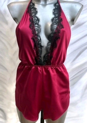 Ann summers burgundy satin - ann,