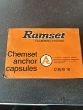 Ramset Chemical Anchor Capsules