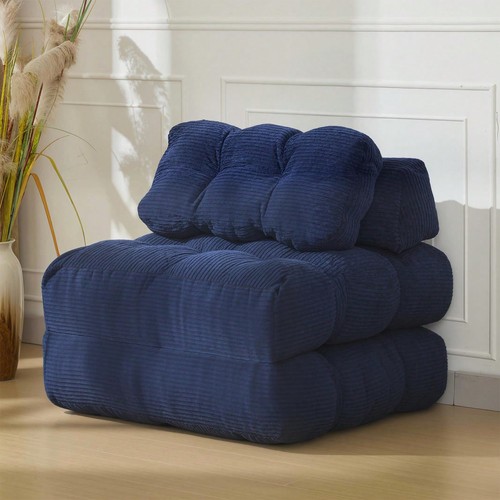 Navy blue convertible sofa bed - navy,