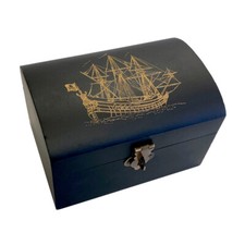 4-3/4" Engraved Pirate Ship