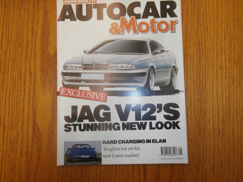 Autocar 1990 jaguar v12 - autocar, 1990.jaguar