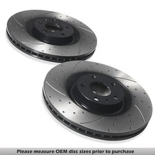 FRONT DRILLED GROOVED 345MM