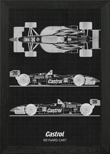 Castrol Reynard cart Framed