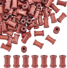 100Pcs Mini Wooden Spools