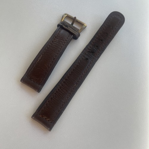 Vintage leather watch strap - vintage,